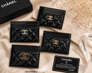 Luxury Quilted Leather Card Holder – Multiple Logo Designs |GWP